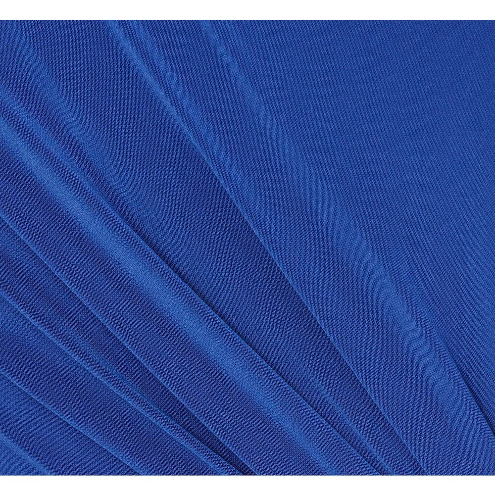 ADRIANNA PAPELL Draped One-Shoulder Jersey Blue Gown 6 NWT - Picture 6 of 10